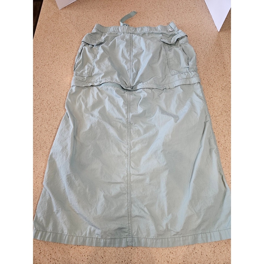 Levis Womens Cargo Midi Skirt Sage Green Cotton Utility Gorpcore Size 32